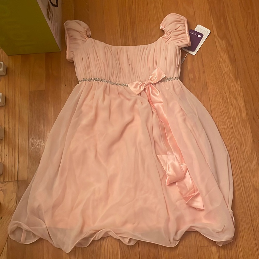 Pink babydoll dress